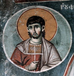 Преподобного Руфа, затворника Печерського, в Дальнiх печерах (XIV).