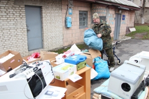 16 листопада 2015 р. Подячний молебень на території обласного гарнізонного військового госпіталю з нагоди передачі медичного обладнання. Світлини інформаційної служби єпархії.