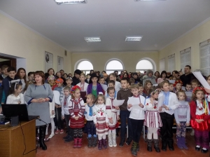 18 грудня 2016 р. Святковий концерт у Центрі християнського виховання дітей та молоді до дня Святого Миколая. Світлини з архіву священика Сергія Медвєдєва.