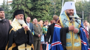 24 серпня 2017 р. Спільна молитва за Україну та панахида за загиблими воїнами. Світлини інформаційної служби єпархії.