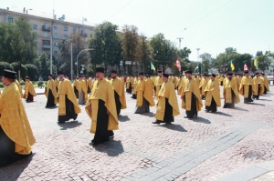 28 липня 2018 р. Священнослужителі Волинської єпархії під час хресного ходу у Києві з нагоди 1030-ліття хрещення Київської Русі. Світлини інформаційної служби єпархїї.