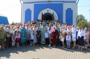 28 серпня 2019 р. Божественна літургія в церкві Успіння Пресвятої Богородиці в с. Новостав Луцького рійонного деканату з нагоди престольного свята. Очолює митрополит Луцький і Волинський Михаїл. Світлини інформаційної служби єпархії.