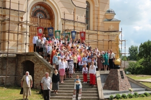 27 червня 2021 р. Освячення нижнього храму Усіх волинських святих та пам'ятні заходи з нагоди ювійлею битви під Берестечком. Світлини інфомраційної служби єпархії.