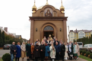 20 жовтня 2021 р. Престояльне свято парафії Преподобного Сергія Послушного у Зміїнці Луцького деканату. Світлини інформаційної служби єпархії.