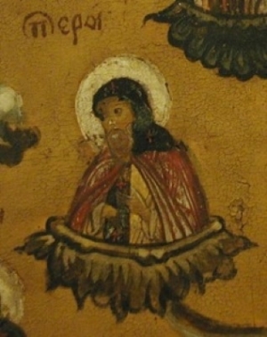 Преподобний Еразм Печерський, в Ближніх печерах