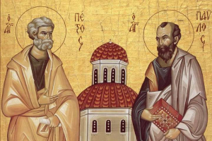 Славні і всехвальні первоверховні апостоли Петро і Павло