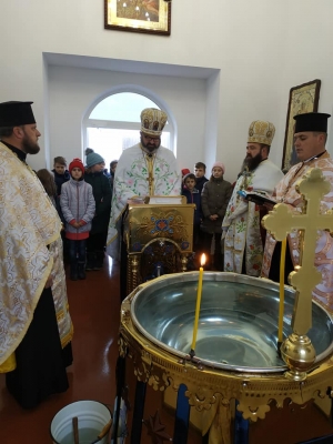 11 грудня 2018 р. Освячення хрещальної каплиці в Тростянці. Світлини з архіву протоієрея Сергія Ледвовка, фото 2