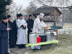 19 січня 2022 р. Богослужіння з нагоди Водохреща. Світлина інформаційної служби єпархії., фото 2