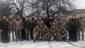 4–8 грудня 2018 р. Волинські капелани у зоні проведення ООС. Світлини з архіву протоієрея Матвія Олійника, фото 3