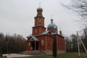 26 листопада 2015 р. Церква Різдва Пресвятої Богородиці в селі Хобултова  Володимирського районного деканату. Світлина інформаційної служби єпархії.