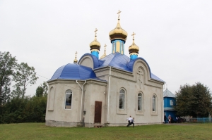 27 вересня 2016 р. Храм Воздвиження хреста Господнього в с. Покащів Ківерецького деканату. Світлина інформаційної служби єпархії