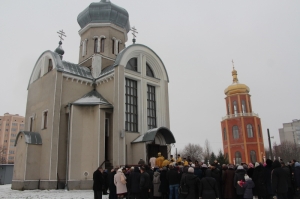 19 грудня 2016 р. Церква Святителя Миколая Чудотворця у Луцьку. Світлина інформаційної служби єпархії