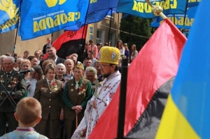 21 травня 2017 р. Заупокійна літія перед пам’ятником воїнам УПА у Колках. Світлини з архіву протоієрея Андрія Закидальського