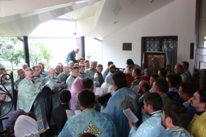 Акафіст до Пресвятої Богородиці перед Її Холмським образом. Світлина інформаційної служби єпархії