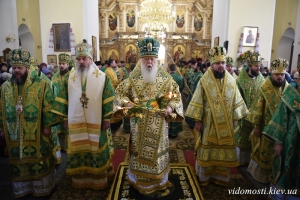 28 листопада 2017 р. Богослужіння у полтавському кафедральному соборі Успіння Пресвятої Богородиці. Світлина з сайту Cerkva.info.