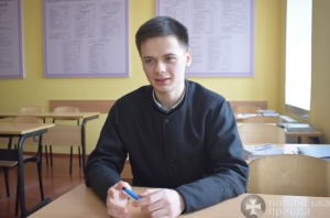 Студент ВПБА Ілля Бобилєв. Світлина з сайта Рravda.lutsk.ua