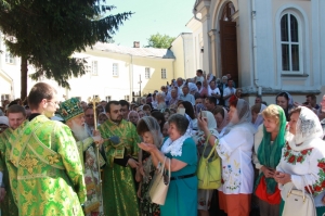 28 травня 2018 р. Патріарх Філарет в кафедральному соборі Святої Трійці. Світлина інформаційної служби єпархії