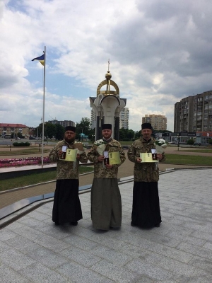 20 червня 2018 р. Капелани із врученими відзнаками. Світлини з архіву протоієрея Матвій Олійника.