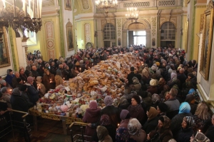 Панахида на Димитрівську поминальну суботу в луцькому кафедральному соборі Святої Трійці