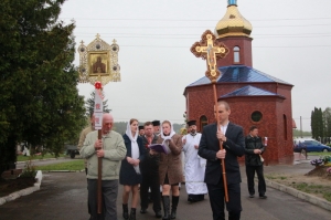 30 квітня 2019 р. Хресний хід на міському кладовищі поблизу с. Гаразджа. Світлини інформаційної служби єпархії.