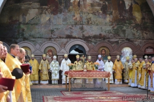 30 червня 2019 р. У чоловічому Свято-Георгієвському монастирі біля с. Пляшева Рівненської єпархії. Світлини з сайта pomisna.info