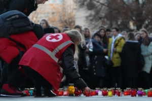 29 липня 2019 р. Акція «Свічкова хода» на підтримку людей інфіковаліних ВІЛ/СНІД. Світлина інормаційної служби єпархії.