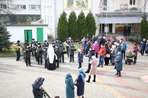 1 березня 2020 р. На площі перед кафедральним собором Святої Трійці. Світлина інформаційної служби єпархії