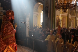 27 березня 2016 р. Митрополит Луцький і Волинський Михаїл. Світлина інформаційної служби єпархії