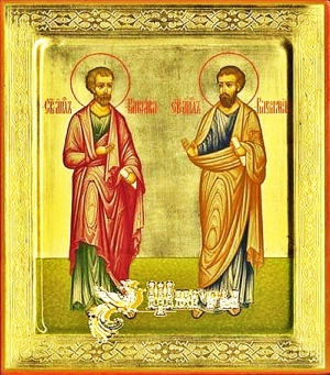Апостоли  Варфоломій і Варнава
