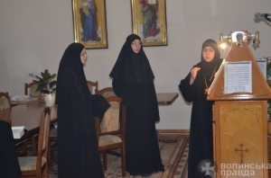 У Свято-Василівському жіночому монастирі. Світлини з сайта Рravda.lutsk.ua